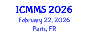 International Conference on Marketing and Management Sciences (ICMMS) February 22, 2026 - Paris, France