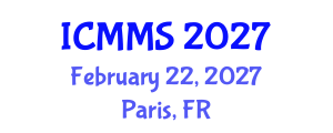 International Conference on Marketing and Management Sciences (ICMMS) February 22, 2027 - Paris, France International Conference on Marketing and Management Sciences (ICMMS) February 22, 2027 - Paris, France