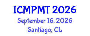 International Conference on Marketing, Product Management and Technology (ICMPMT) September 16, 2026 - Santiago, Chile International Conference on Marketing, Product Management and Technology (ICMPMT) September 16, 2026 - Santiago, Chile