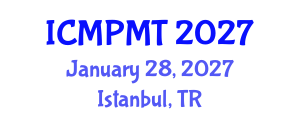 International Conference on Marketing, Product Management and Technology (ICMPMT) January 28, 2027 - Istanbul, Turkey International Conference on Marketing, Product Management and Technology (ICMPMT) January 28, 2027 - Istanbul, Turkey