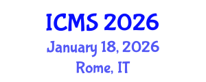 International Conference on Marketing Studies (ICMS) January 18, 2026 - Rome, Italy