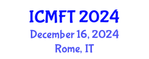 International Conference on Marriage and Family Therapy (ICMFT) December 16, 2024 - Rome, Italy