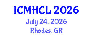 International Conference on Material Handling, Constructions and Logistics (ICMHCL) July 24, 2026 - Rhodes, Greece International Conference on Material Handling, Constructions and Logistics (ICMHCL) July 24, 2026 - Rhodes, Greece