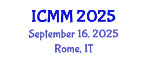 International Conference on Material Modelling (ICMM) September 16, 2025 - Rome, Italy