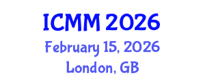 International Conference on Material Modelling (ICMM) February 15, 2026 - London, United Kingdom