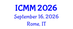 International Conference on Material Modelling (ICMM) September 16, 2026 - Rome, Italy