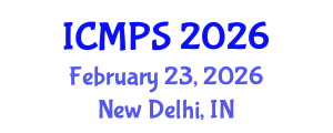 International Conference on Material Physics and Superconductivity (ICMPS) February 23, 2026 - New Delhi, India International Conference on Material Physics and Superconductivity (ICMPS) February 23, 2026 - New Delhi, India