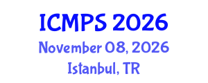 International Conference on Material Physics and Superconductivity (ICMPS) November 08, 2026 - Istanbul, Turkey