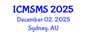International Conference on Material Strength and Materials Science (ICMSMS) December 02, 2025 - Sydney, Australia