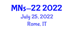 International Conference on Materials and Nanomaterials (MNs-22) July 25, 2022 - Rome, Italy