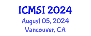 International Conference on Materials and Structural Integrity (ICMSI) August 05, 2024 - Vancouver, Canada