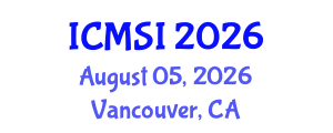 International Conference on Materials and Structural Integrity (ICMSI) August 05, 2026 - Vancouver, Canada