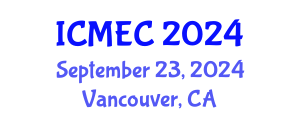 International Conference on Materials Electrochemistry and Corrosion (ICMEC) September 23, 2024 - Vancouver, Canada