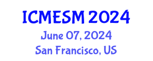 International Conference on Materials Electrochemistry and Spectroscopic Methods (ICMESM) June 07, 2024 - San Francisco, United States