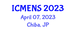 International Conference on Materials Engineering and Nano Sciences (ICMENS) April 07, 2023 - Chiba, Japan