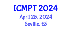 International Conference on Materials Processing Technology (ICMPT) April 25, 2024 - Seville, Spain