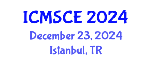 International Conference on Materials Science and Composite Engineering (ICMSCE) December 23, 2024 - Istanbul, Turkey