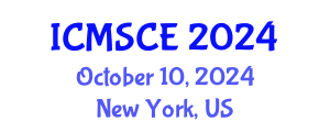 International Conference on Materials Science and Composite Engineering (ICMSCE) October 10, 2024 - New York, United States
