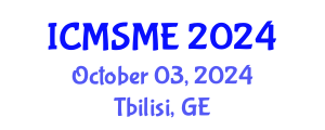 International Conference on Materials Science and Mechanical Engineering (ICMSME) October 03, 2024 - Tbilisi, Georgia