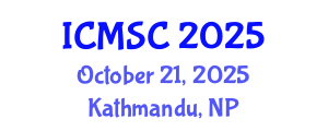 International Conference on Materials Synthesis and Characterization (ICMSC) October 21, 2025 - Kathmandu, Nepal