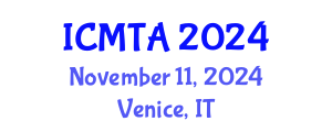 International Conference on Materials Technology and Applications (ICMTA) November 11, 2024 - Venice, Italy