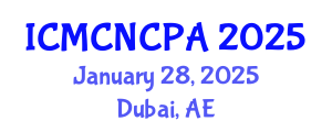International Conference on Maternal-Child Nursing Care and Postpartum Adaptations (ICMCNCPA) January 28, 2025 - Dubai, United Arab Emirates