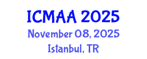 International Conference on Mathematical Analysis and Applications (ICMAA) November 08, 2025 - Istanbul, Turkey