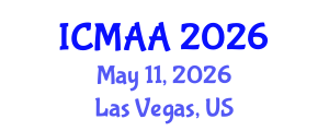 International Conference on Mathematical Analysis and Applications (ICMAA) May 11, 2026 - Las Vegas, United States International Conference on Mathematical Analysis and Applications (ICMAA) May 11, 2026 - Las Vegas, United States