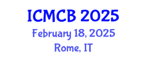 International Conference on Mathematical and Computational Biology (ICMCB) February 18, 2025 - Rome, Italy