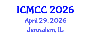 International Conference on Mathematical and Computational Chemistry (ICMCC) April 29, 2026 - Jerusalem, Israel