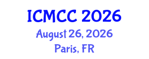 International Conference on Mathematical and Computational Chemistry (ICMCC) August 26, 2026 - Paris, France