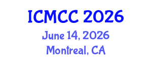 International Conference on Mathematical and Computational Chemistry (ICMCC) June 14, 2026 - Montreal, Canada