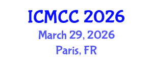 International Conference on Mathematical and Computational Chemistry (ICMCC) March 29, 2026 - Paris, France