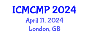 International Conference on Mathematical and Computational Methods in Physics (ICMCMP) April 11, 2024 - London, United Kingdom