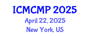 International Conference on Mathematical and Computational Methods in Physics (ICMCMP) April 22, 2025 - New York, United States