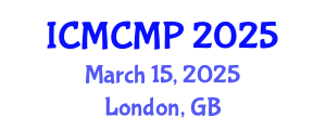 International Conference on Mathematical and Computational Methods in Physics (ICMCMP) March 15, 2025 - London, United Kingdom