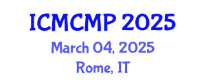 International Conference on Mathematical and Computational Methods in Physics (ICMCMP) March 04, 2025 - Rome, Italy