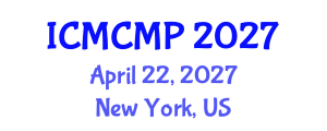 International Conference on Mathematical and Computational Methods in Physics (ICMCMP) April 22, 2027 - New York, United States International Conference on Mathematical and Computational Methods in Physics (ICMCMP) April 22, 2027 - New York, United States