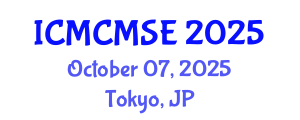 International Conference on Mathematical and Computational Methods in Science and Engineering (ICMCMSE) October 07, 2025 - Tokyo, Japan