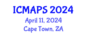 International Conference on Mathematical and Physical Sciences (ICMAPS) April 11, 2024 - Cape Town, South Africa