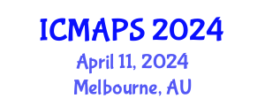 International Conference on Mathematical and Physical Sciences (ICMAPS) April 11, 2024 - Melbourne, Australia