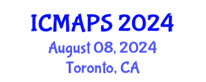 International Conference on Mathematical and Physical Sciences (ICMAPS) August 08, 2024 - Toronto, Canada
