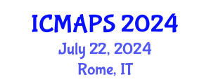 International Conference on Mathematical and Physical Sciences (ICMAPS) July 22, 2024 - Rome, Italy