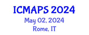 International Conference on Mathematical and Physical Sciences (ICMAPS) May 02, 2024 - Rome, Italy