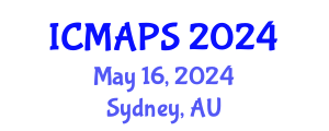 International Conference on Mathematical and Physical Sciences (ICMAPS) May 16, 2024 - Sydney, Australia