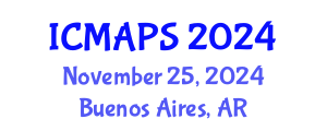 International Conference on Mathematical and Physical Sciences (ICMAPS) November 25, 2024 - Buenos Aires, Argentina