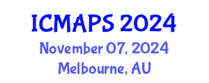 International Conference on Mathematical and Physical Sciences (ICMAPS) November 07, 2024 - Melbourne, Australia
