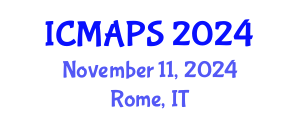 International Conference on Mathematical and Physical Sciences (ICMAPS) November 11, 2024 - Rome, Italy