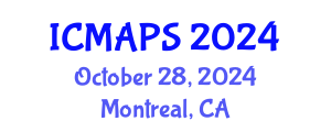 International Conference on Mathematical and Physical Sciences (ICMAPS) October 28, 2024 - Montreal, Canada