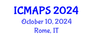 International Conference on Mathematical and Physical Sciences (ICMAPS) October 10, 2024 - Rome, Italy